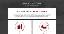 Desktop Screenshot of mack-schuehle.de