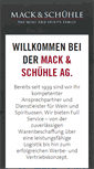 Mobile Screenshot of mack-schuehle.de