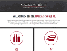 Tablet Screenshot of mack-schuehle.de